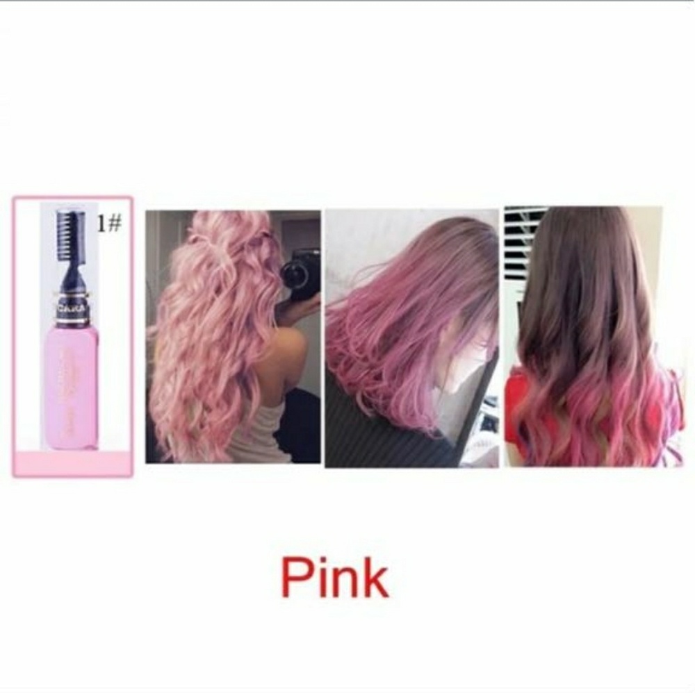 Temporary hair dye mascara